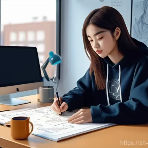 웹툰작가 필수 소프트웨어 학습법 - **Prompt 1: Focused Webtoon Artist in a Cozy Digital Studio**
    "A young, diverse webtoon artist, ...