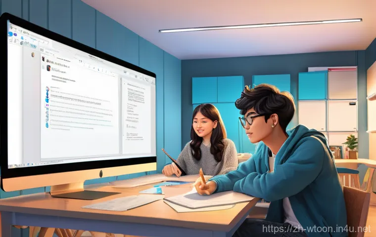 웹툰작가 필수 소프트웨어 학습법 - **Prompt 2: AI-Assisted Background Creation in a Futuristic Art Lab**
"A male webtoon artist in ... 웹툰작가 필수 소프트웨어 학습법 - **Prompt 2: AI-Assisted Background Creation in a Futuristic Art Lab**
"A male webtoon artist in ...